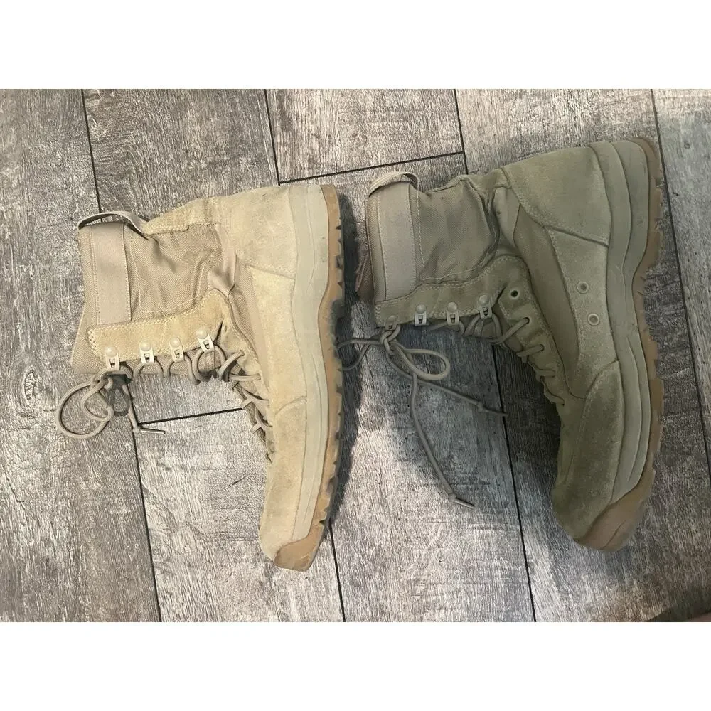 Danner Desert TFX Tan Leather Combat Tactical Boots Men's Size 11 EE Wide